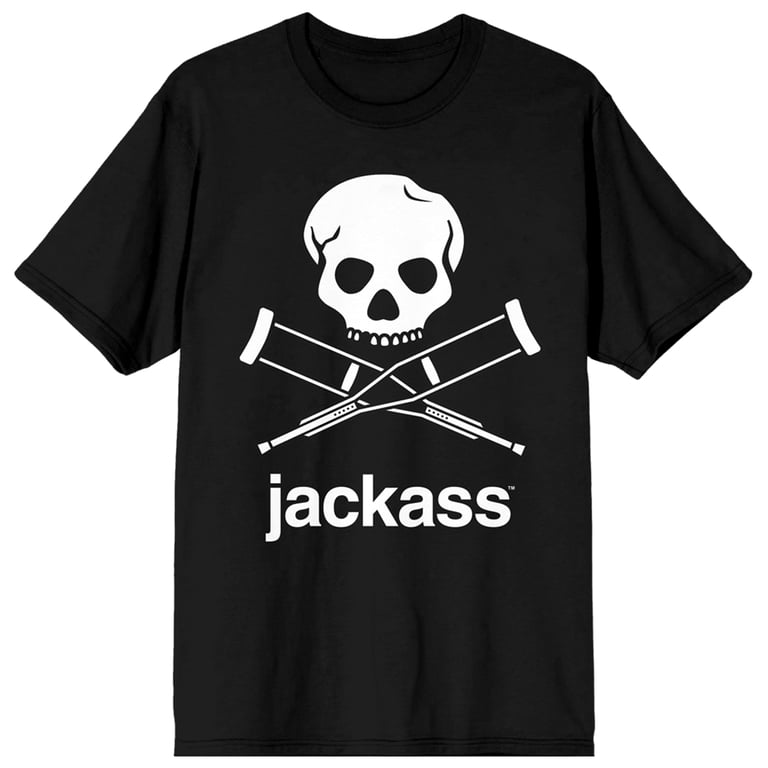 Jackass Key Art Women's Black T-Shirt-Large - Walmart.com