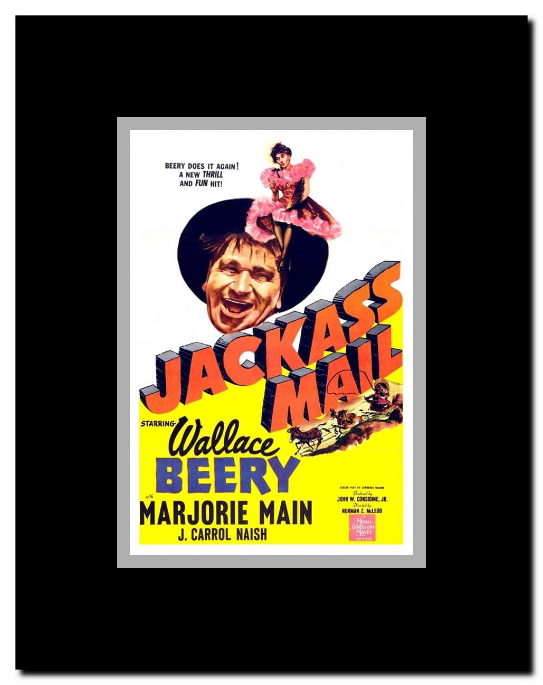 Jackass Mail Framed Movie Poster