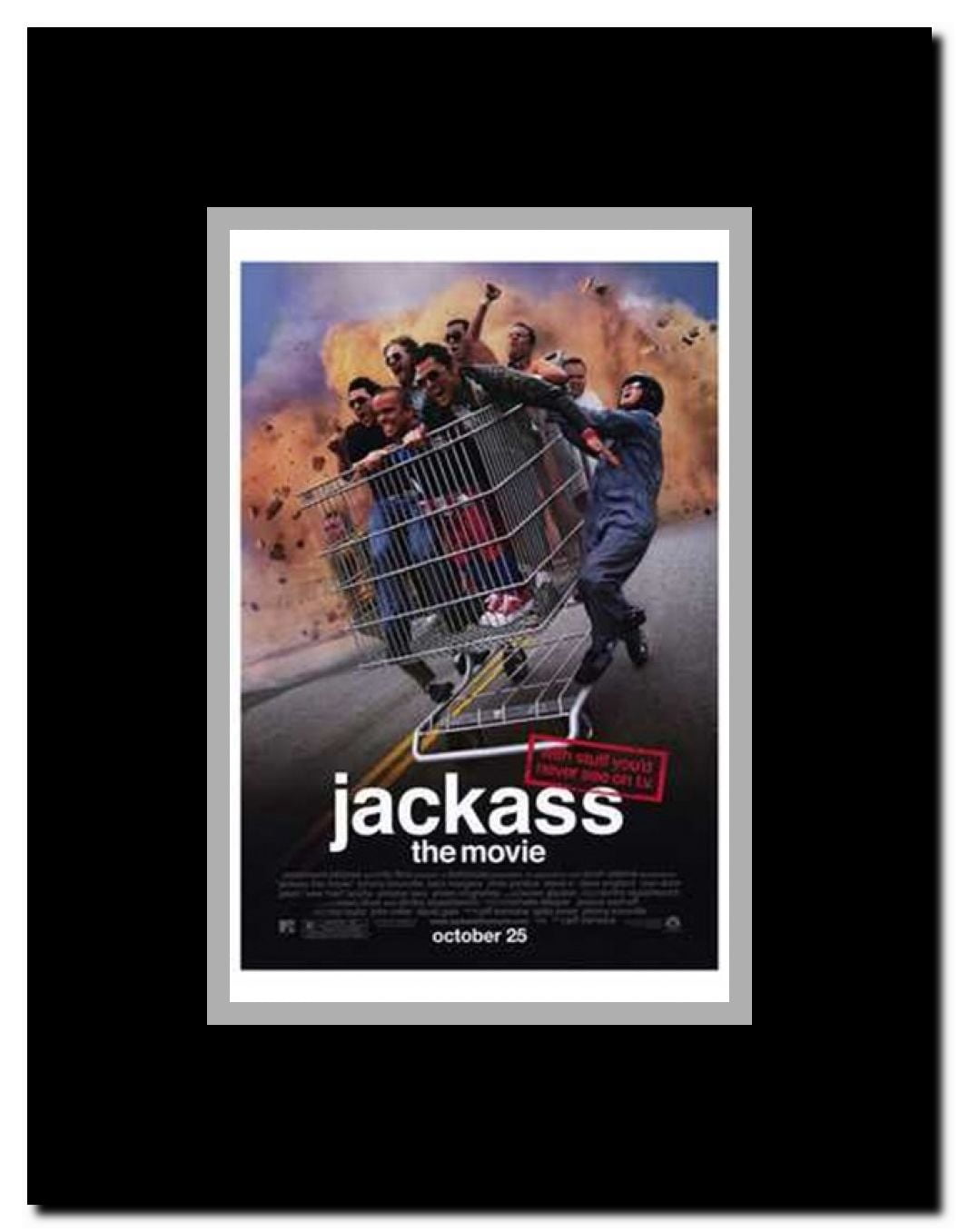 Jackass: the Movie Framed Movie Poster