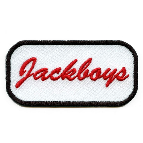 Jackboys Mechanic Nametag Iron On Embroidered Patch