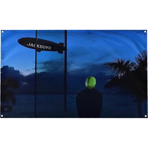 Jackboys Scarface Rap Flag Cactus Jack Banner 3x5 Feet College Dorms