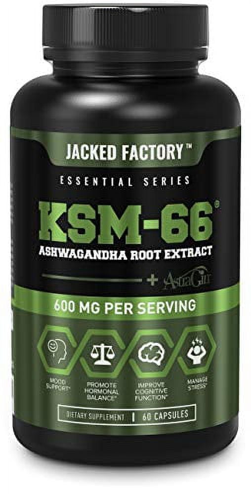 Jacked Factory Ashwagandha Root Extract (KSM-66 Ashwagandha