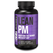 Jacked Factory Lean PM Night Time Fat Burner, Sleep Aid, Appetite Suppressant Weight Loss Supplement - 42 Count