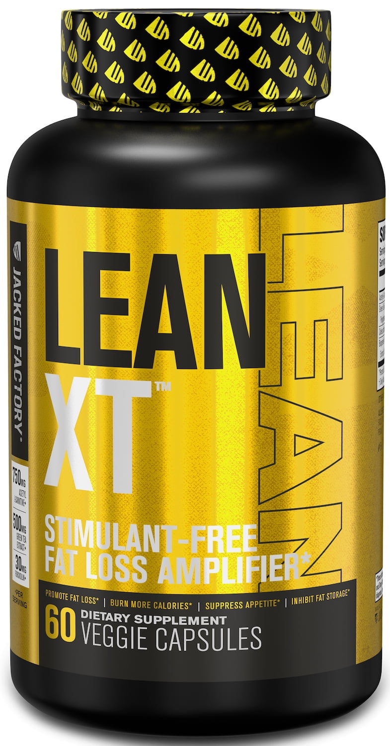 Jacked Factory LeanXT Non Stimulant Fat Burner Weight Loss