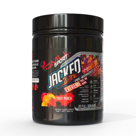 Jacked Juice Pre-Workout for Him - Fruit Punch