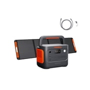 Jackery E1000AC 1060Wh Portable Power Station with 200W Solar Panel & 5m Extension Cable, 1500W Solar Kit for RV, Camping & Backup