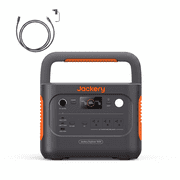 Jackery E1000AC 1060Wh Portable Power Station with 5m DC Extension Cable, 1500W LiFePO4 Battery for RV, Camping & Backup