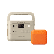Jackery E1000AC Sand Gold 1060Wh Portable Power Station with 102W Fast Charger, 1500W LiFePO4 Battery for RV, Camping & Backup