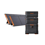 Jackery Solar Generator E2000 Plus 6028Wh Kit with 2 Extra Batteries, 2x200W Solar Panels, 3000W Output LiFePO4 Station for RV