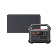Jackery E300New 290Wh Portable Power Station with 100W Prime Solar Panel, 300W Solar Kit for Camping, Travel & Backup
