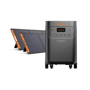 Jackery Solar Generator 5000 Plus and 2x200W Panels, 5040Wh,7200W AC Output LiFePO4, 10-Year Lifespan, Whole Home Backup for Emergency