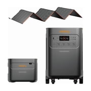 Jackery E5000AC Plus 5030Wh Whole-Home Backup Power Station with Extra Battery and 500X Solar Panel, 7200W Solar Kit for Home Backup & Outages
