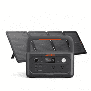 Jackery E500AC 508Wh Portable Power Station with 100W Solar Panel, 500W Solar Kit for Camping, Outdoors & Power Outages