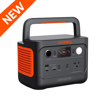 Jackery Explorer 240 v2 Portable Power Station, 256Wh, 300W Continuous