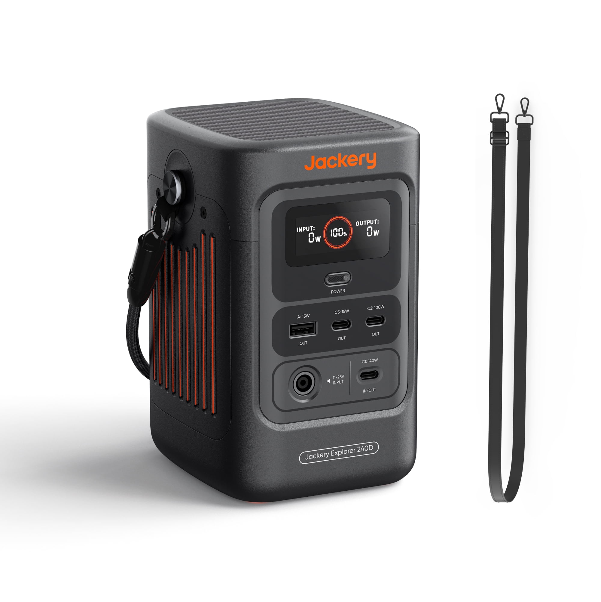 Jackery Portable Power 240　ptb021 Jackery, Power Station, 80,000mAh, 256Wh, Compact, Black - Walmart.com