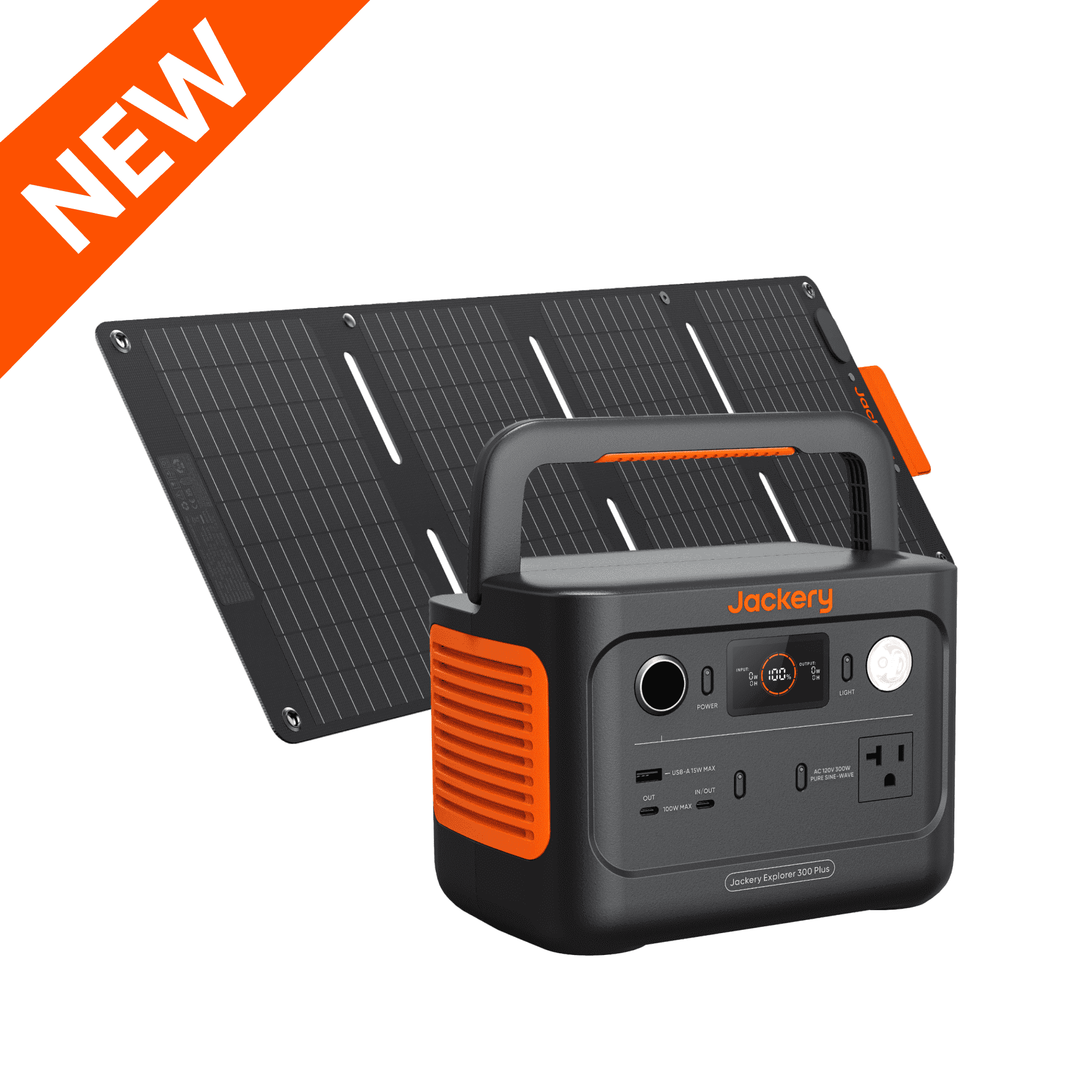 Jackery Explorer 300 Plus Power Station, 288Wh LiFePO4