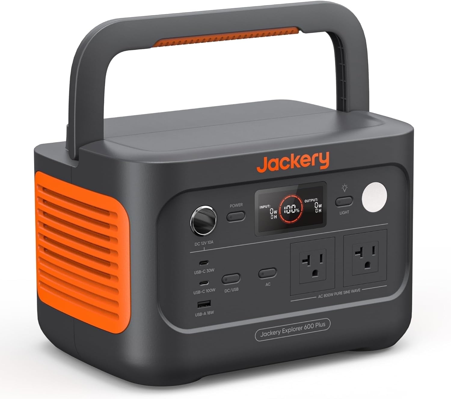 Jackery Explorer 600 Plus Power Station, 632Wh Battery, 800W AC