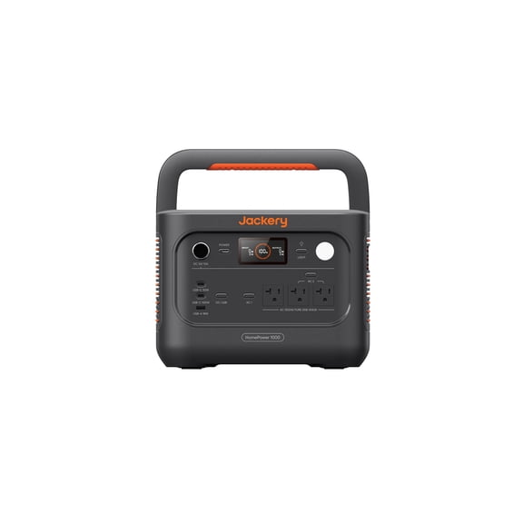 Jackery HP1000AC V2 Portable Power Station, 1014Wh LiFePO4 1500W Output with Sub-10ms UPS & Rapid Charge for Home Backup & RV
