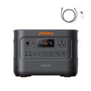 Jackery HP3000AC 3062Wh Portable Power Station with 5m Extension Cable, 3600W LiFePO4 Battery for Home Backup, Power Outages & RV
