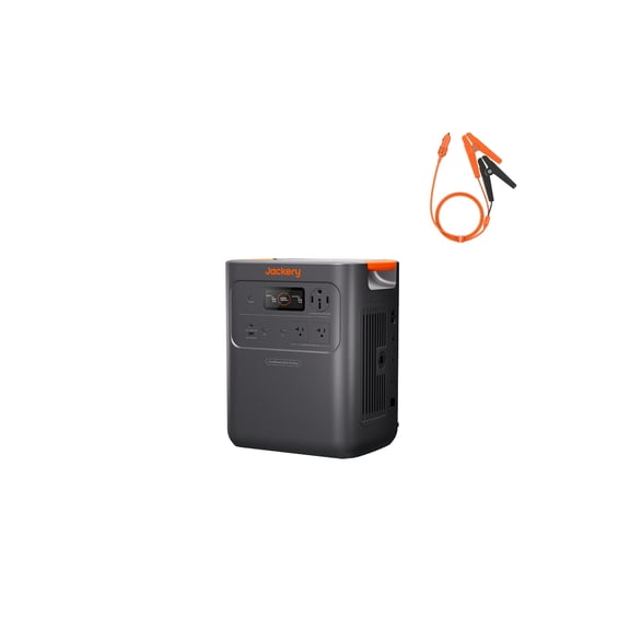 Jackery HP3600AC ProMax Portable Power Station with 12V Charging Cable, 3574Wh LFP Battery, 4000W Output, Expandable Capacity, 10ms UPS, Solar Generator for Home Backup, RV & Off-Grid Use