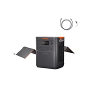 Jackery HP3600AC ProMax Portable Power Station with 500Wx & 5m Extension Cable, 3574Wh LFP Battery, 4000W Output, Expandable Capacity, 10ms UPS, Solar Generator for Home Backup, RV & Off-Grid Use