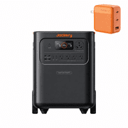 Jackery HP 3600AC Plus Portable Power Station Kit with 102W Fast Charger, 3574Wh LiFePO4, 3600W AC Output, Expandable to 21kWh for Home