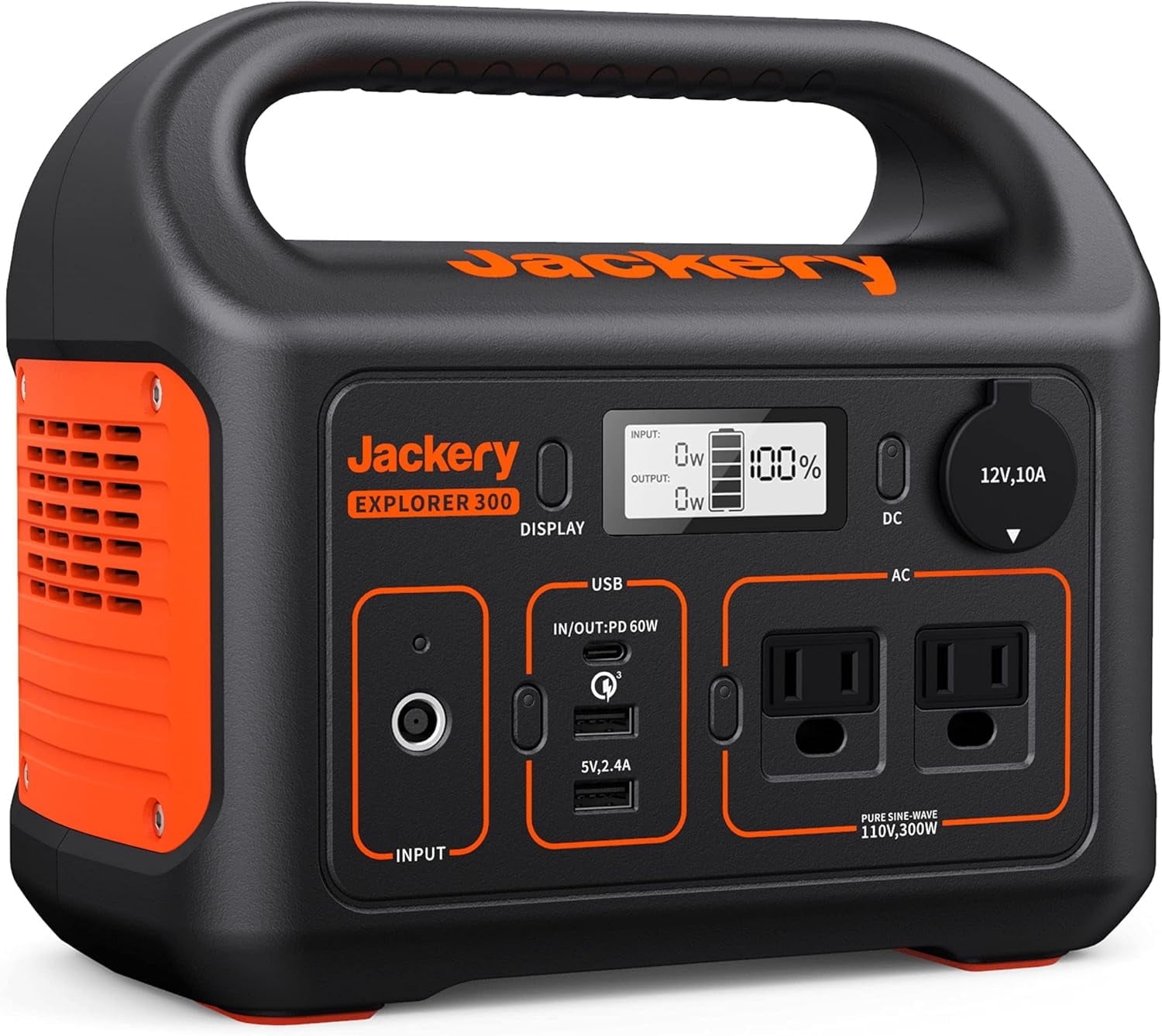 Jackery Portable Power Station Explorer 300, 293Wh Lithium Battery