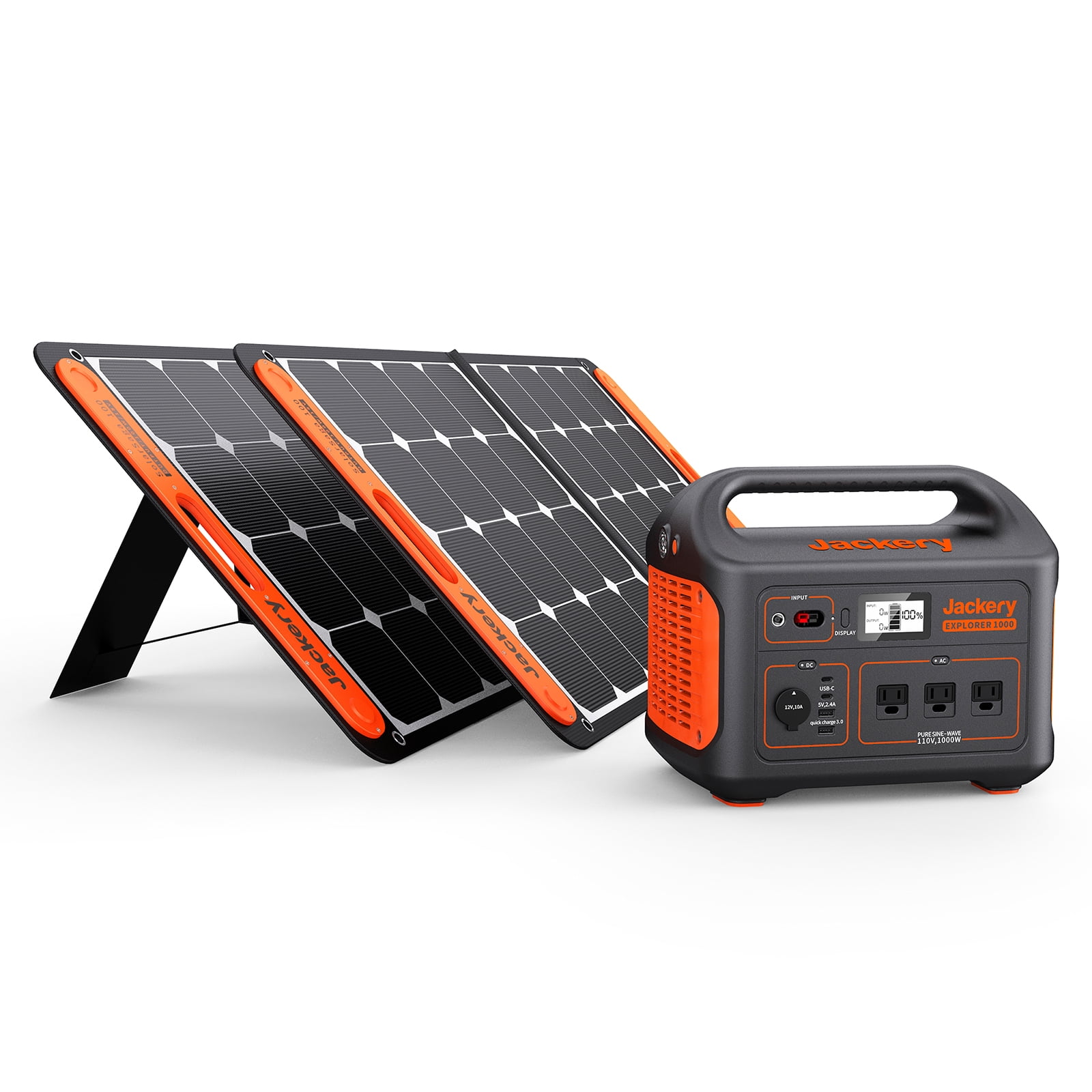 Jackery SolarGenerator 880 (includes (1) Explorer 880 + (2) SolarSaga 100W)