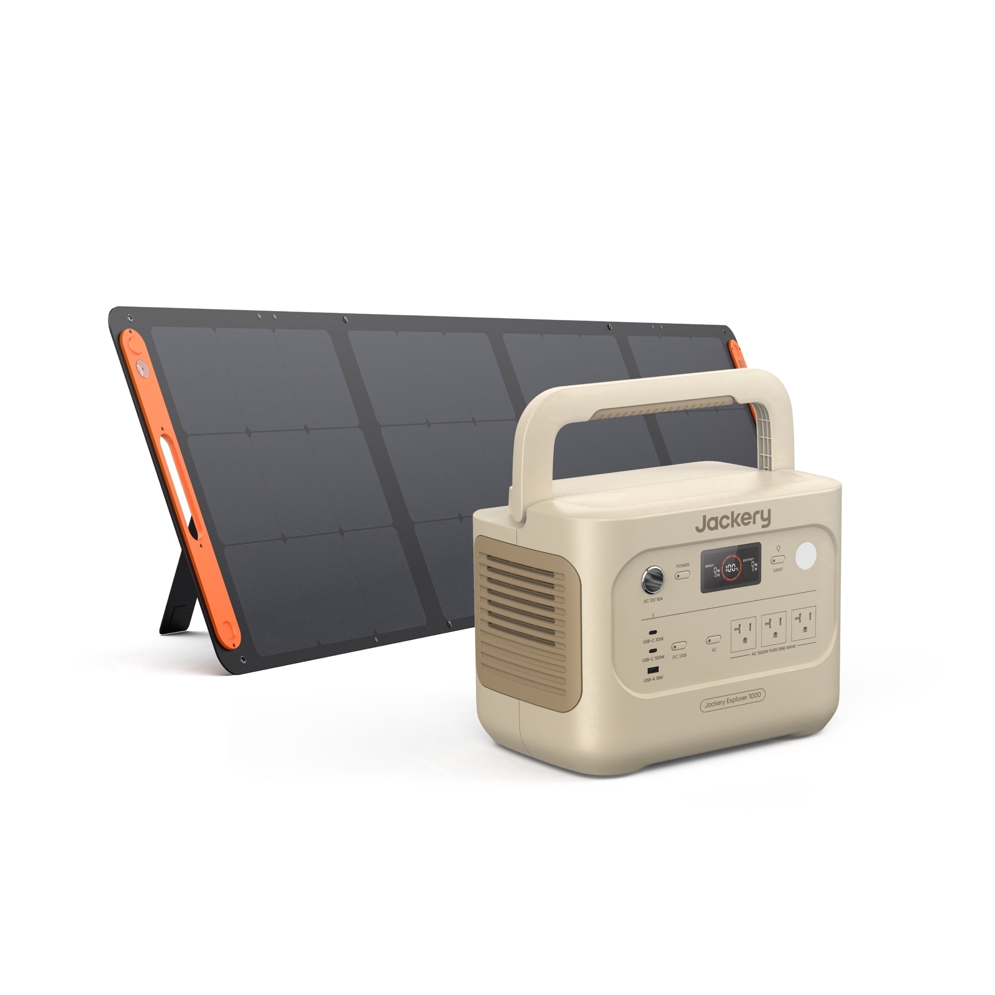 Jackery Solar Generator 1000 v2 with 200W Solar Panel,1070Wh Portable ...
