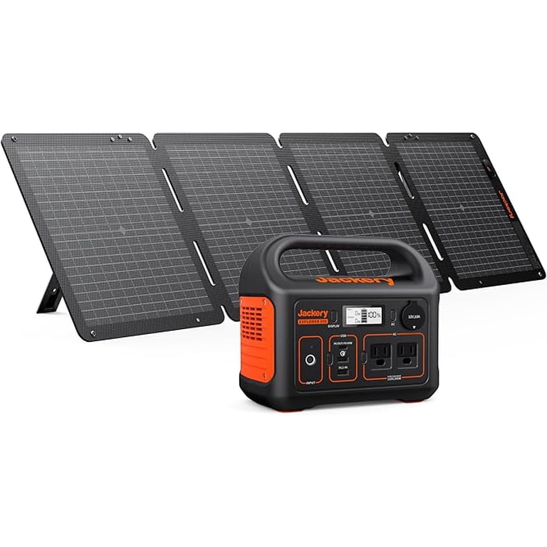 Jackery Solar Generator 300, 293Wh Lithium Battery Pack, 100W