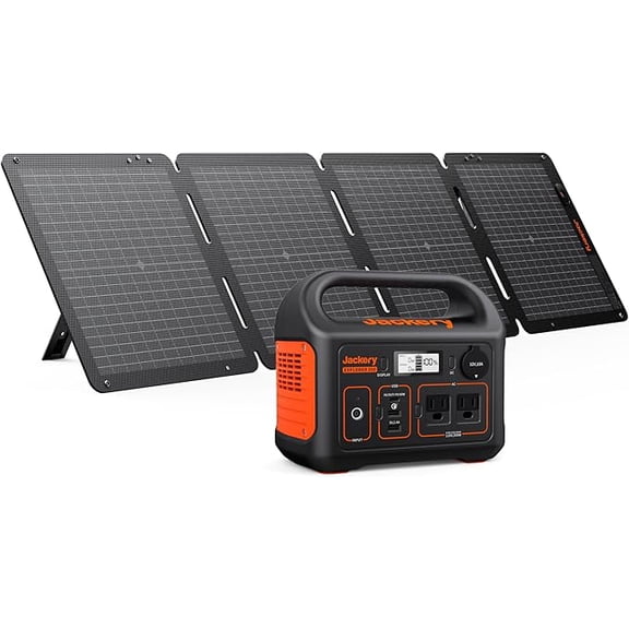 Jackery Solar Generator 300, 288Wh Backup Lithium Battery with 1*Solar Panel SolarSaga 100Wair Solar Panel