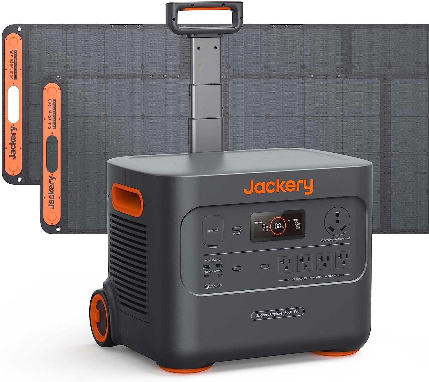 Jackery Solar Generator 3000 Pro + 1 SolarSaga 200W