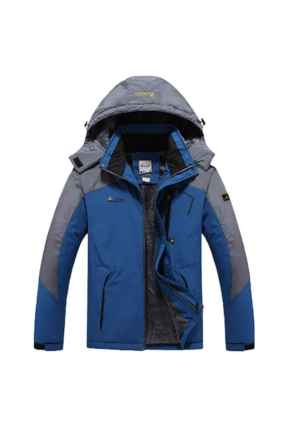 Jacket For Men Winter Outdoor Skiing Snow Warm Wool Sprinter Coat