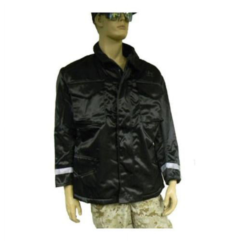 Jacket, M65 MP-Tex Field Jacket with Reflective Tape, Alpha, Black, Size M - image 1 of 1