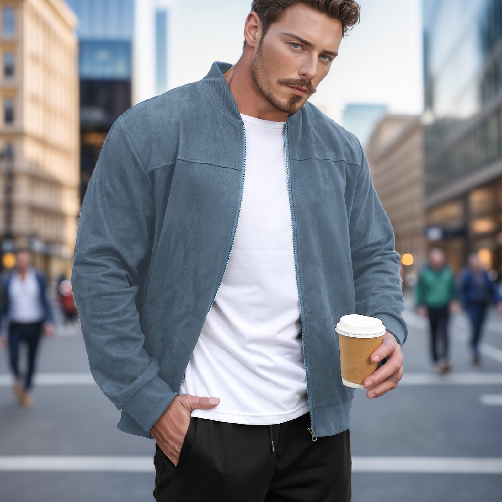 Slim windbreaker top
