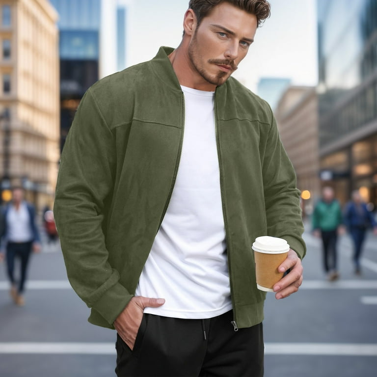 Suede cardigan mens 2025