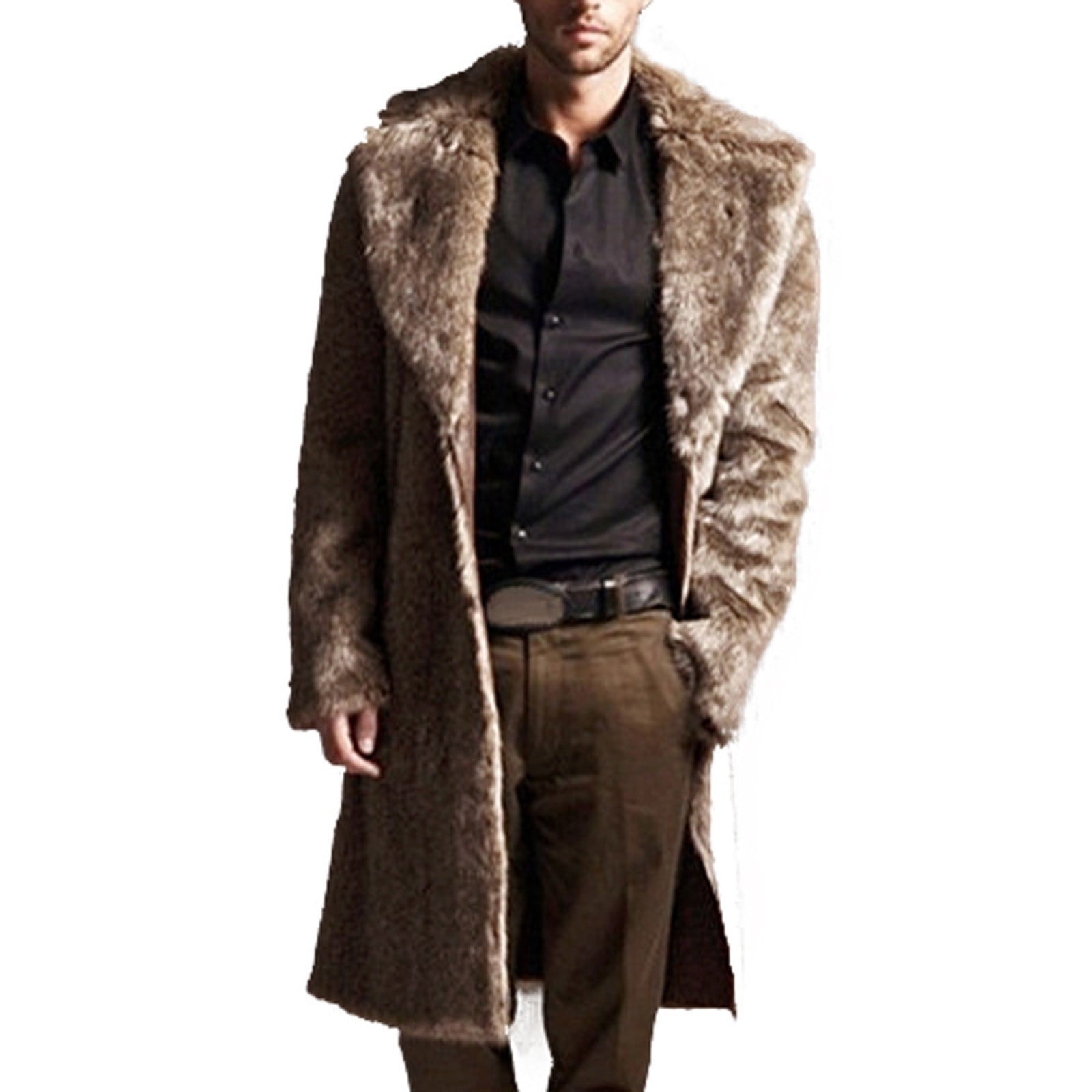 Fur coat deals in rain