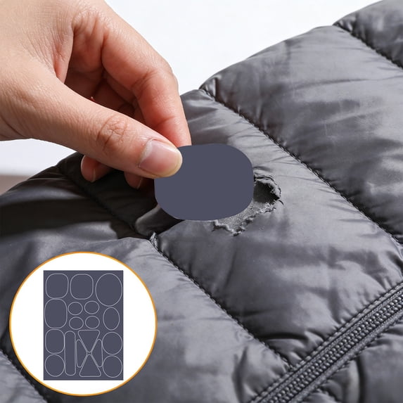 Down Jacket Repair Patch, Self Adhesive Patches, Patches For Clothes, Washable Seamless Adhesive Repair Patches for Down Jacket, Tent, Backpack & Inflatable Pad