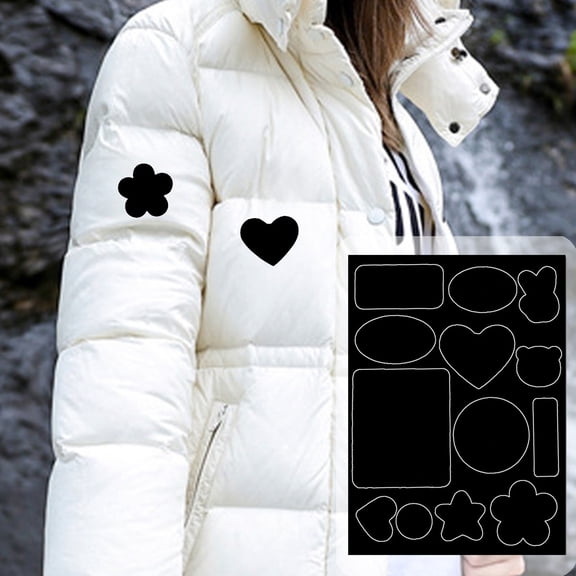 Down Jacket Repair Patch, Self Adhesive Patches, Patches For Clothes, Washable Seamless Adhesive Repair Patches for Down Jacket, Tent, Backpack & Inflatable Pad