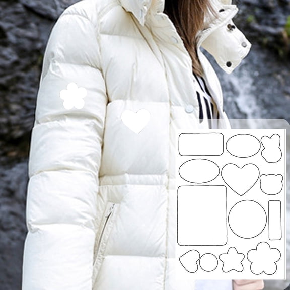 Down Jacket Repair Patch, Self Adhesive Patches, Patches For Clothes, Washable Seamless Adhesive Repair Patches for Down Jacket, Tent, Backpack & Inflatable Pad