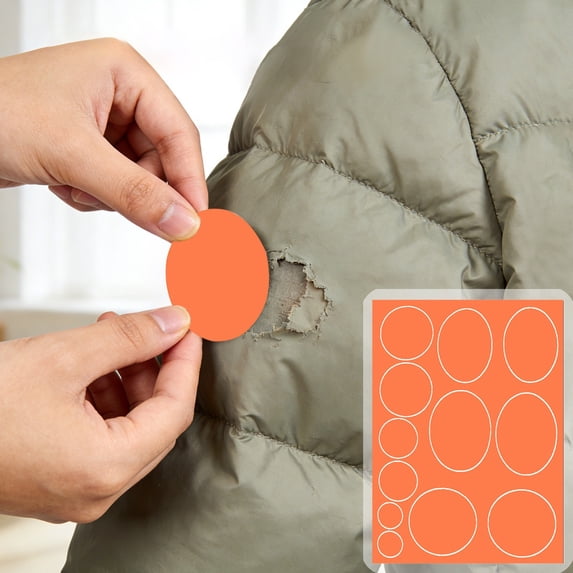 Down Jacket Repair Patch, Self Adhesive Patches, Patches For Clothes, Washable Seamless Adhesive Repair Patches for Down Jacket, Tent, Backpack & Inflatable Pad