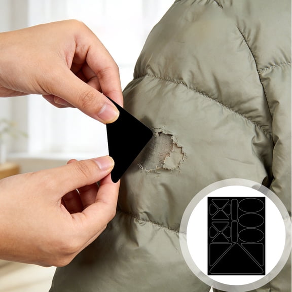 Down Jacket Repair Patch, Self Adhesive Patches, Patches For Clothes, Washable Seamless Adhesive Repair Patches for Down Jacket, Tent, Backpack & Inflatable Pad