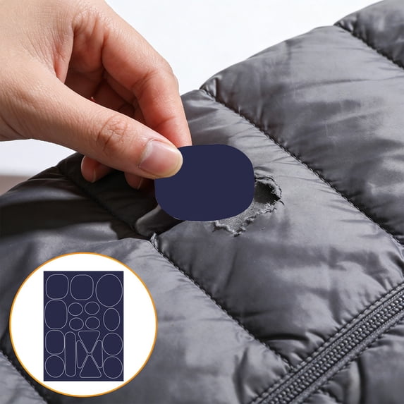 Down Jacket Repair Patch, Self Adhesive Patches, Patches For Clothes, Washable Seamless Adhesive Repair Patches for Down Jacket, Tent, Backpack & Inflatable Pad