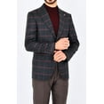 thumbnail image 1 of Jacket, Soft Textured 65% Viscon Slim Fit Brown Classic Men's Jacket, 1 of 5