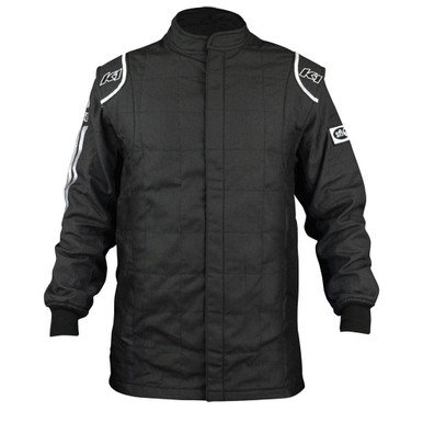 K1 Racegear Jacket Sportsman Black / White Medium 21-SPT-NW-M