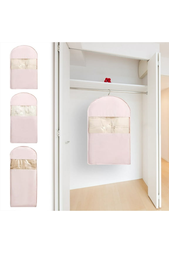 Down Jacket Storage Bag with Compression, Waterproof Polyester Garment Bag for Clothes Protection, Saves 40% Wardrobe Space & Prevents Wrinkles, for Winter Coats, Suits, and Seasonal