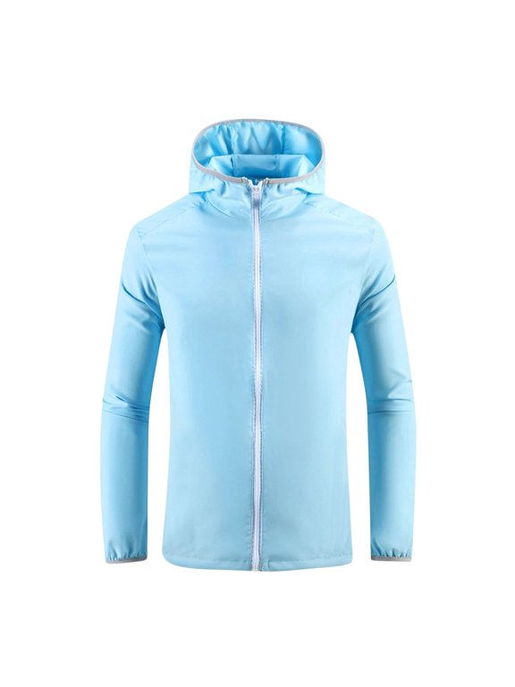Jacket for Men Sun Hoodie Zip Up Long Sleeve UPF 50+ UV Protection Hiking Fishing Top Coat Dad Gifts
