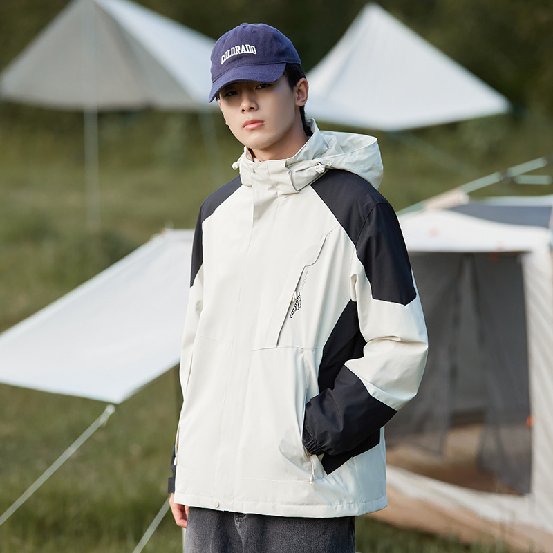 Jacket women's threeinone twopiece waterproof jacket jacket men's