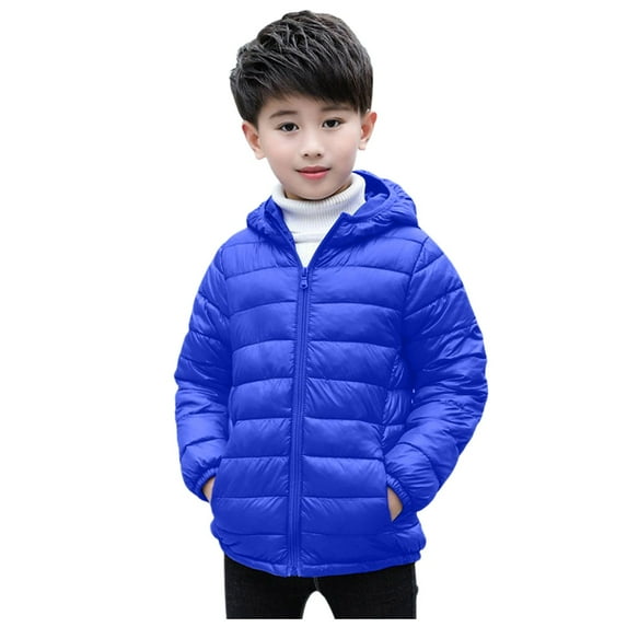 Jackets for Boys 10-14 Kids 1-6T Baby Girl Boy Winter Fleece Coats Toddler Warm Puffer Jackets Kids Down Alternative Outerwear Kids Thicken Warm Winter Coat