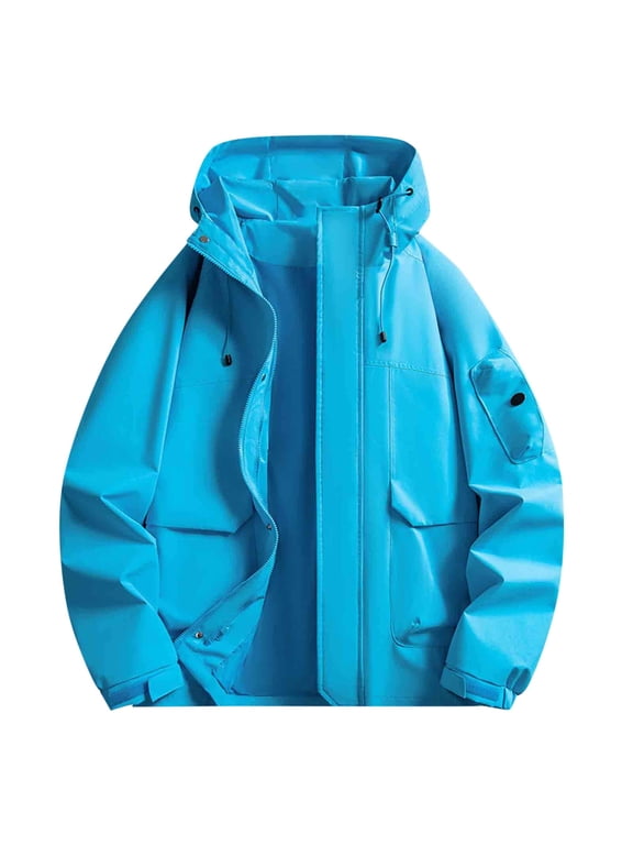 Jackets For Men Sevevn Unisex Ski Jacket Waterproof Warm Coat Winter Snow Coat Hooded Outwear Jacket